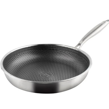 SARTÉN DE ACERO INOXIDABLE CON FONDO ANTIADHERENTE 26 CM