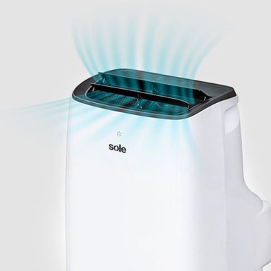 AIRE PORTÁTIL 12000 BTU SOLE MODELO SOLAIR012 BLANCO - 2