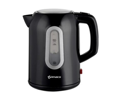 IMACO KE809 HERVIDOR DE AGUA PLÁSTICO 1.7L NEGRO | RÁPIDO Y PRÁCTICO