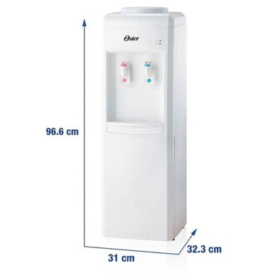 DISPENSADOR DE AGUA OSTER OS-PWDA8001W BLANCO – AGUA FRÍA Y CALIENTE PARA HOGAR Y OFICINA - 3