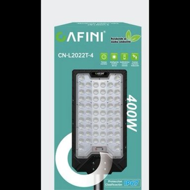 REFLECTOR SOLAR 400W CON SENSOR DE MOVIMIENTO IP67 ALTA POTENCIA CN-L2022T-4