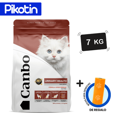 COMIDA PARA GATO CANBO ADULTO URINARY HEALTH / CUIDADO URINARIO POLLO Y ARROZ 7KG