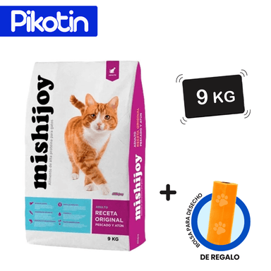 COMIDA PARA GATO MISHIJOY ADULTO 9KG