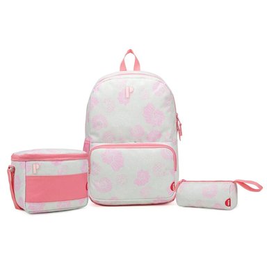 TRIPACK PORTA MOCHILA LONCHERA CARTUCHERA MARACAY