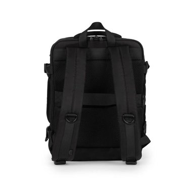 MOCHILA VIAJERA PORTA LISON NEGRO RESPALDAR ACOLCHADO - 4