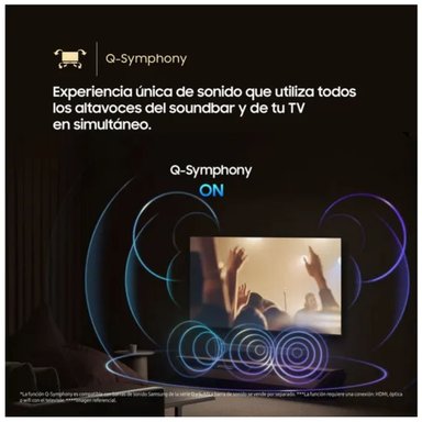 TELEVISOR SAMSUNG SMART TV 65' CRYSTAL UHD 4K UN65U8000FGXPE + RACK GIRATORIO - 5
