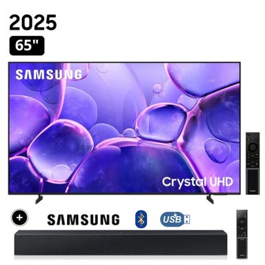 TELEVISOR SAMSUNG SMART TV 65 CRYSTAL UHD 4K UN65U8000FGXPE + SOUNDBAR HW-B400 - 1