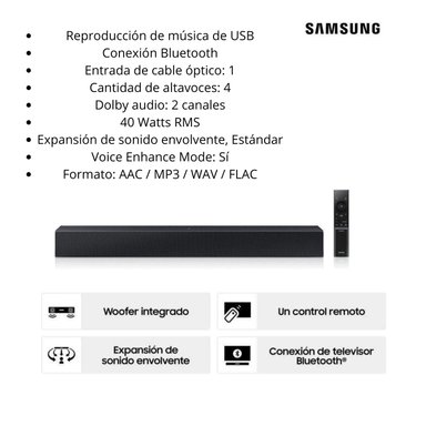 TELEVISOR SAMSUNG SMART TV 75 CRYSTAL UHD 4K UN75U8000F + SOUNDBAR HW-B400 - 8