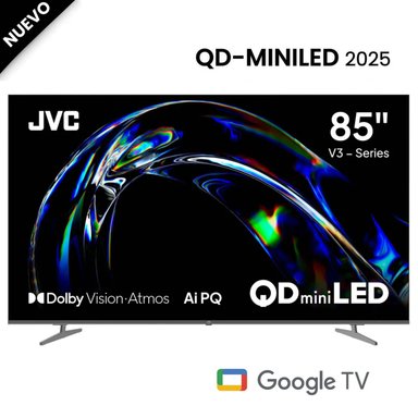 TELEVISOR JVC QLED 85 ' 4K ULTRA HD GOOGLE TV LT-85KM958