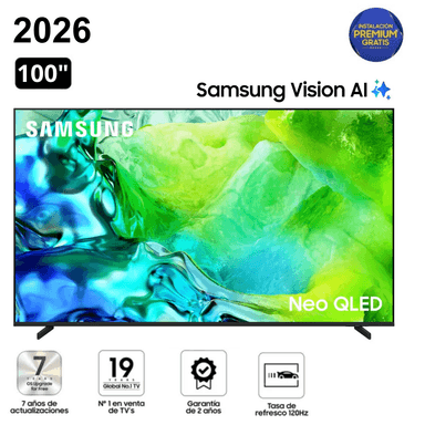 TELEVISOR SAMSUNG 100'' NEO QLED QN80H VISION AI SMART TV (2026) - 1