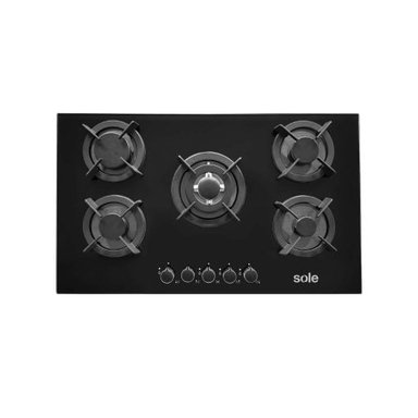 COCINA EMPOTRABLE SOLE 5 HORNILLAS 90 CM SOLCO069