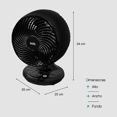 VENTILADOR SOLE 30W SOLAIR016 - 3