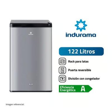 FRIGOBAR INDURAMA 122 LITROS CROMA RI-159CR