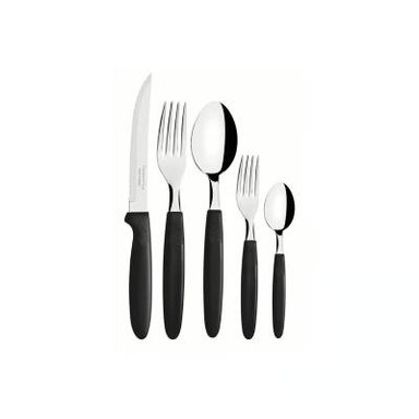 JUEGO DE CUBIERTOS X30 PZAS IPANEMA NEGRO 10390010