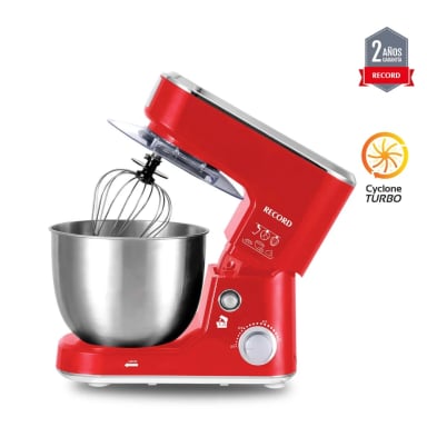 BATIDORA DE PEDESTAL ROJA 5L RECORD 1000W REC-INBEAC101RJ - 1