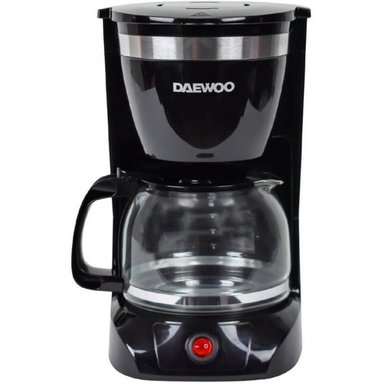 CAFETERA NEGRA DAEWOO DCM-1859 1.25L 12 TAZAS