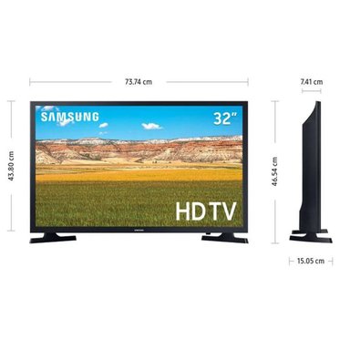 TELEVISOR SAMSUNG 32 UN32T4202AGXPE LED HD SMART TV
