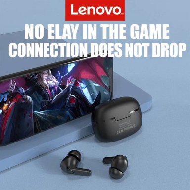 AUDIFONOS INALAMBRICOS LENOVO HT05 TWS NEGRO BLUETOOTH 5.0 - 4