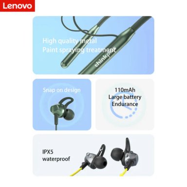 AUDIFONOS BLUEOOTH DEPORTIVOS LENOVO LIVEPODS BT10 HIFI - 2
