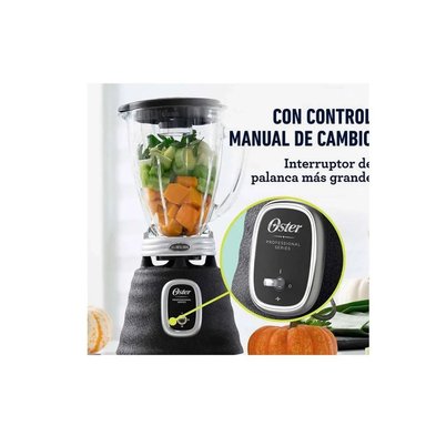 LICUADORA CLÁSICA OSTER BLST4655B NEGRA CON PERILLA ERGONÓMICA - 2