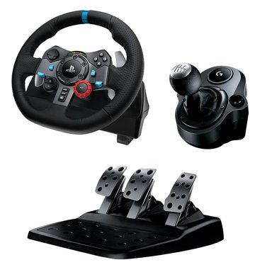 TIMÓN CON PEDAL LOGITECH G29 DRIVING FORCE + PALANCA - 1