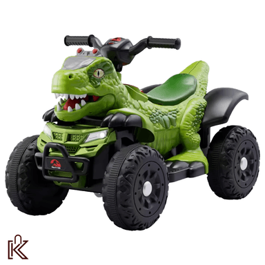 CUATRIMOTO DE DINOSAURIO A BATERÍA CON LUZ LED Y SONIDO - 1