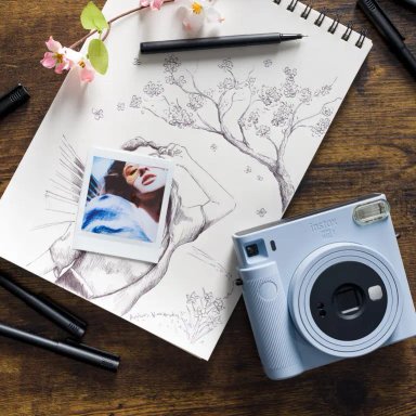 CAMARA INSTAX FUJIFILM SQUARE SQ1 AZUL GLACIAR - 7