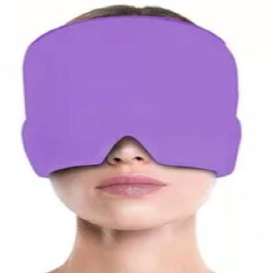 GORRO DE GEL PARA ALIVIO DE LA MIGRAÑA - MORADO - 1
