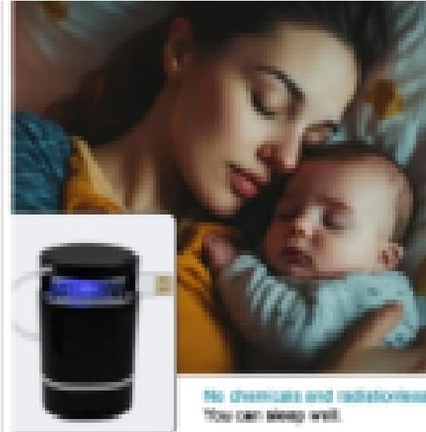 LÁMPARA DE SUCCIÓN MATA MOSQUITOS ZANCUDOS USB LUZ UV - 2