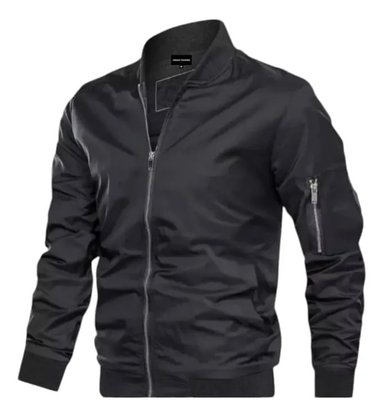 CASACA HOMBRE BOMBERT JACKET ABRIGADOR SEMI-IMPERMEABLE CON FORRO INTERNO. - 1