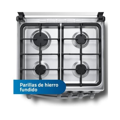 COCINA VIENA INDURAMA GRIS 4 HORNILLAS - 6