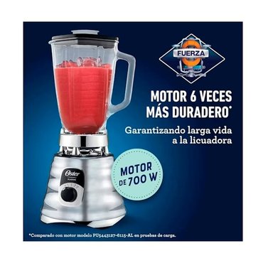 LICUADORA OSTER BLST4655 700 WATTS 3 VELOCIDADES CROMADO - 4