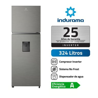 REFRIGERADORA INDURAMA RI-439DI TOP FREEZER NO FROST CROMA 324L