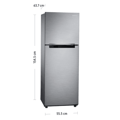 REFRIGERADORA SAMSUNG RT22FARADS8 234LT PLATEADA - 4