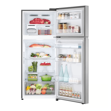 REFRIGERADORA LG TOP FREEZER GT37SGP 374L PLATEADA - 4