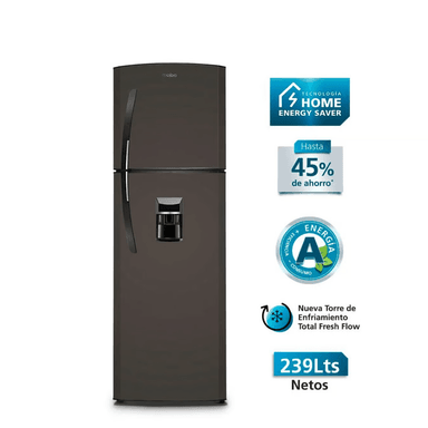 REFRIGERADORA MABE TOP FREEZER RMA255FYPG 239L