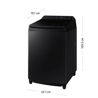 LAVADORA SAMSUNG 19KG WA80F19S8B AI WASH ECOBUBBLE™ NEGRA - 2