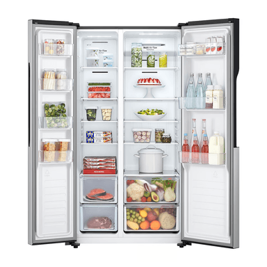 REFRIGERADORA LG LS51BPP 509L NO FROST PLATEADO - 3