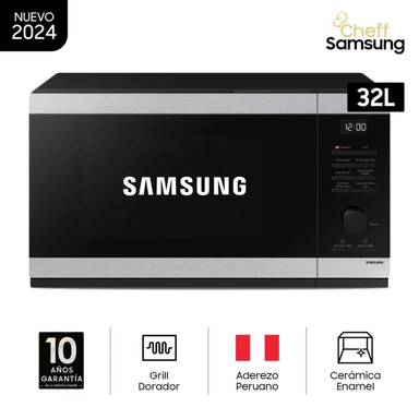 MICROONDAS SAMSUNG 32L MG32DG4524ATPE CON DORADOR