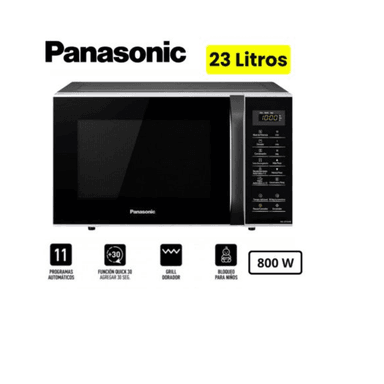 HORNO MICROONDAS PANASONIC NN-GT34JBRPK 23 LITROS NEGRO