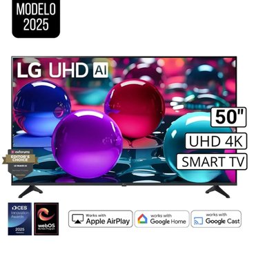 TELEVISOR LG 50' 50UA7300PSB UHD 4K THINQ AI 2025