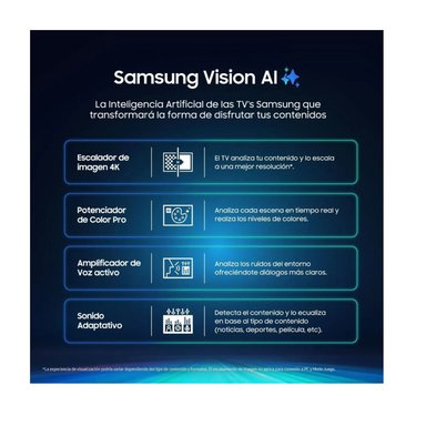 TELEVISOR SAMSUNG QLED 65 QN65Q8FAAGXPE TIZEN VISIÓN AI SMART TV 2025 - 5