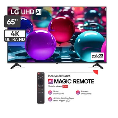 TELEVISOR 65 LG 65UA7300PSB  UHD 4K THINQ AI + CONTROL MAGIC 2025 - 1