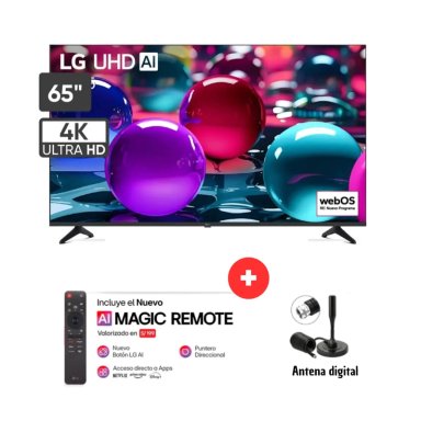 TELEVISOR 65 LG 65UA7300PSB  UHD 4K THINQ AI 2025 + CONTROL MAGIC + ANTENA DIGITAL