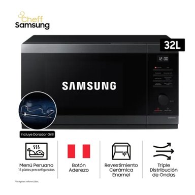 MICROONDAS SAMSUNG 32L MG32DG4524AGPE CHEF CON DORADOR