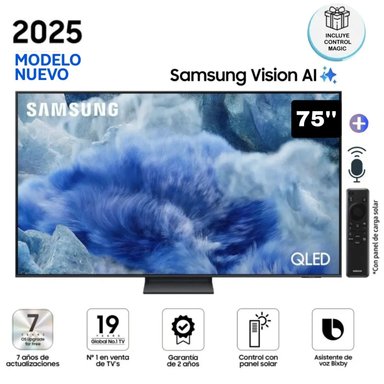 TELEVISOR SAMSUNG QLED 75 QN75Q8FAAG UHD 4K VISION AI 2025 - 1