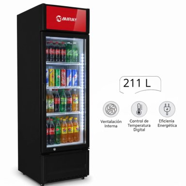 VISICOOLER EXHIBIDORA MIRAY CMVE-205M 211 L