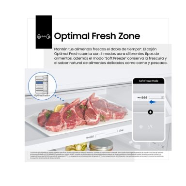 REFRIGERADORA SAMSUNG RT38DG6730B1PE  384L NO FROST NEGRO - 6