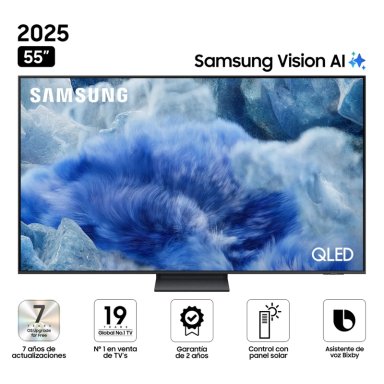 TELEVISOR SAMSUNG 55' QLED Q8F QN55Q8FAAGXPE  VISION AI SMART TV (2025) - 1
