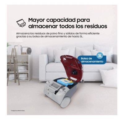 ASPIRADORA DE ARRASTRE  SAMSUNG VCC4190V3KXZS 2000W PURPLE - 10